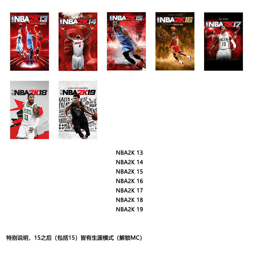 NBA2K13-19系列合集(图1)
