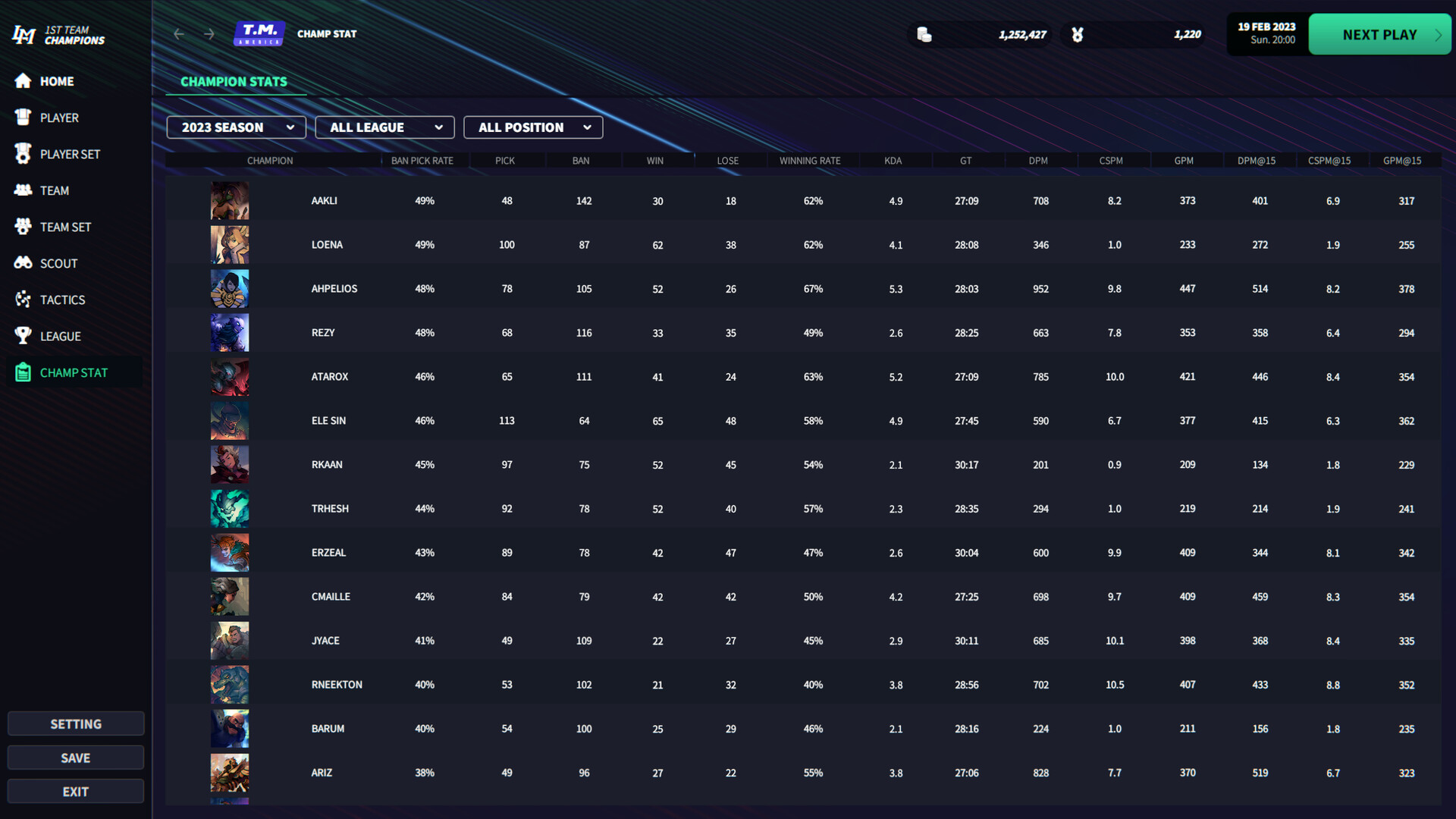 电竞经理2023/League Manager 2023（Ver1.15+集成最新战队）(图4)