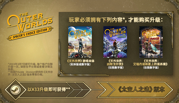 天外世界-太空人之选/The Outer Worlds: Spacer’s Choice Edition（v1.6411）(图1)