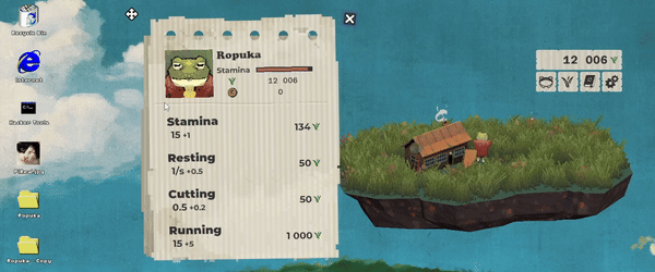 青蛙的空之绿洲/罗普卡的放置岛屿/Ropuka’s Idle Island(图3)