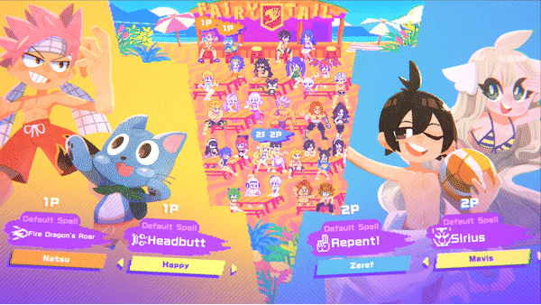 妖精的尾巴:爆裂沙滩排球 单机/同屏多人(图4)