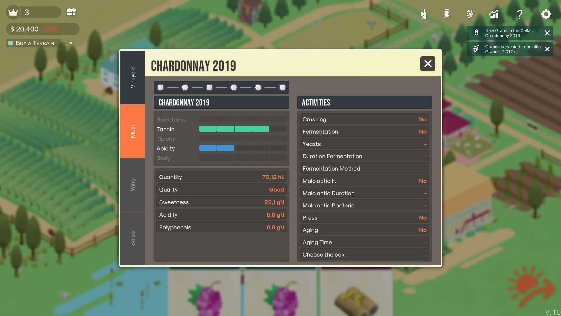 酿造物语/百日：酿酒模拟器/Hundred Days – Winemaking Simulator(更新Build.17480607)(图6)