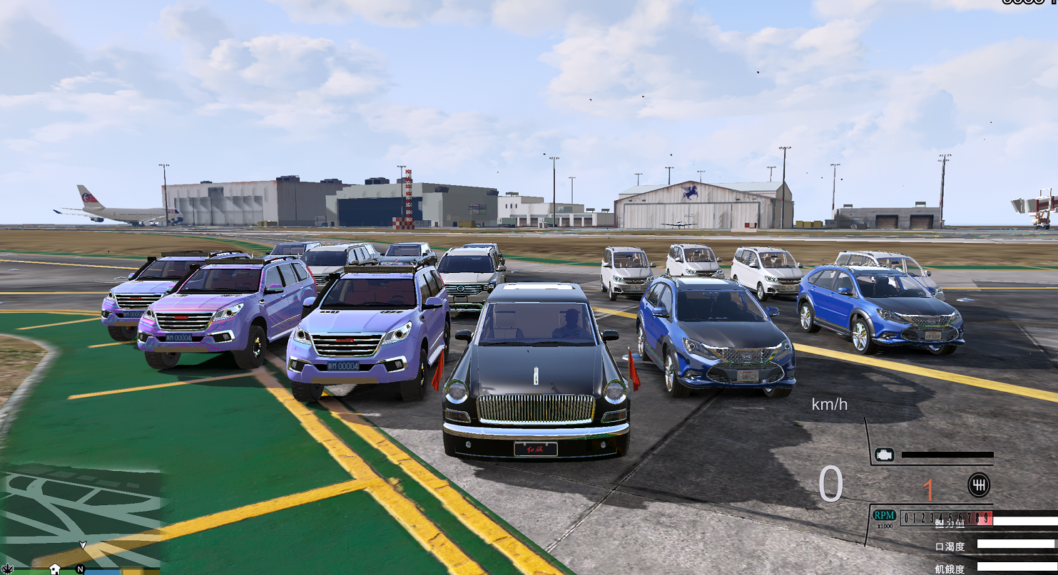 GTA5中国风（1.41整合版1300辆真车+183位美女与英雄+200%存档）(图4)