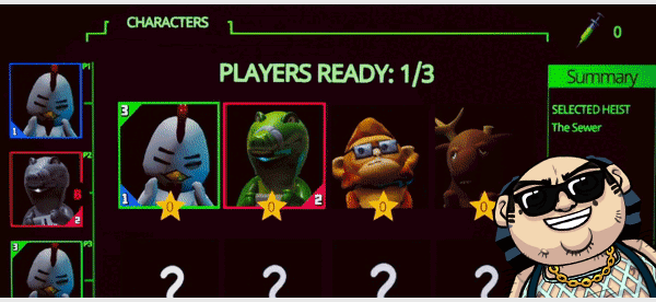 坏兽联盟 | 劫掠模拟器/Filthy Animals | Heist Simulator（单机同屏多人）(图1)