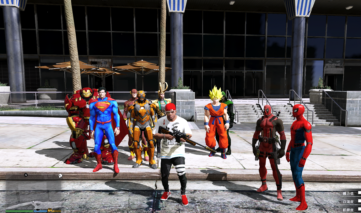 GTA5中国风（1.41整合版1300辆真车+183位美女与英雄+200%存档）(图1)