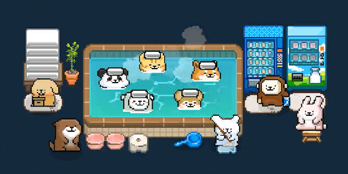 线条小狗：动物温泉/Animal Spa(图2)