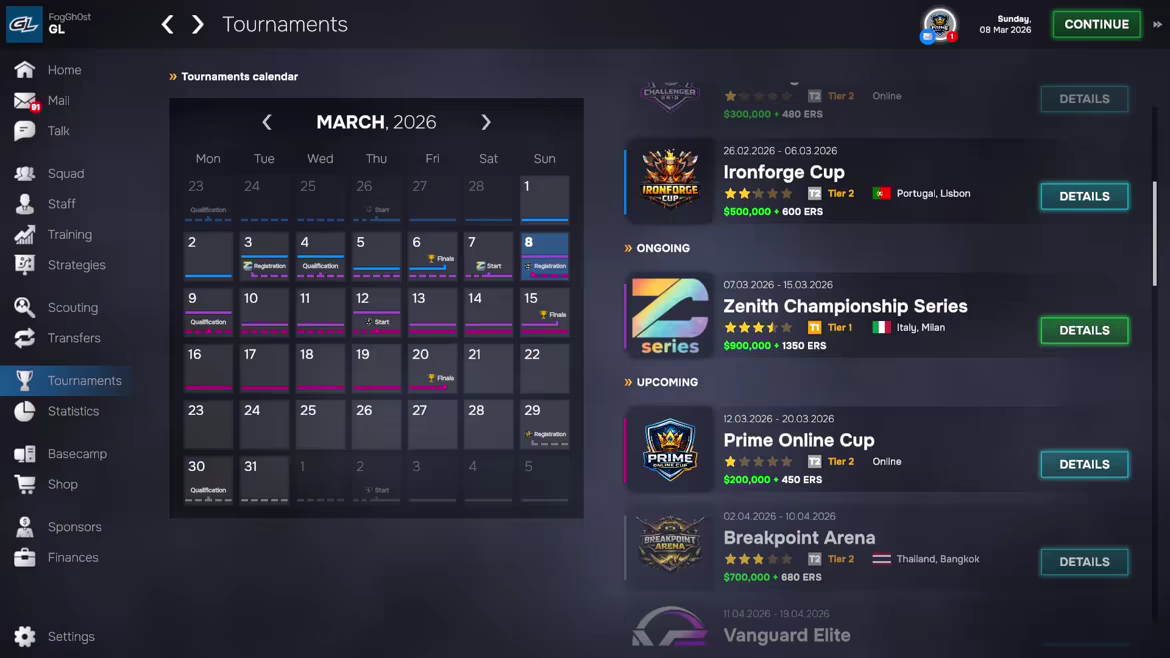 电竞经理2026/Esports Manager 2026(图7) 电竞经理2026/Esports Manager 2026(图7)