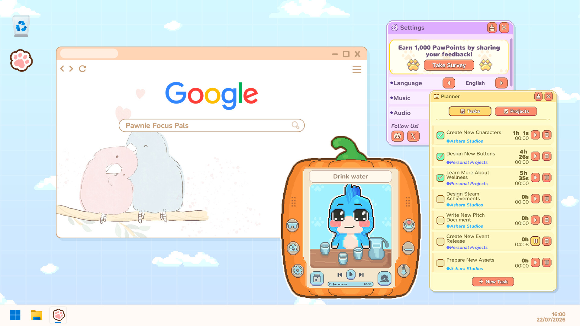 爪爪伙伴：专注时光/Pawnie: Focus Pals(图6)