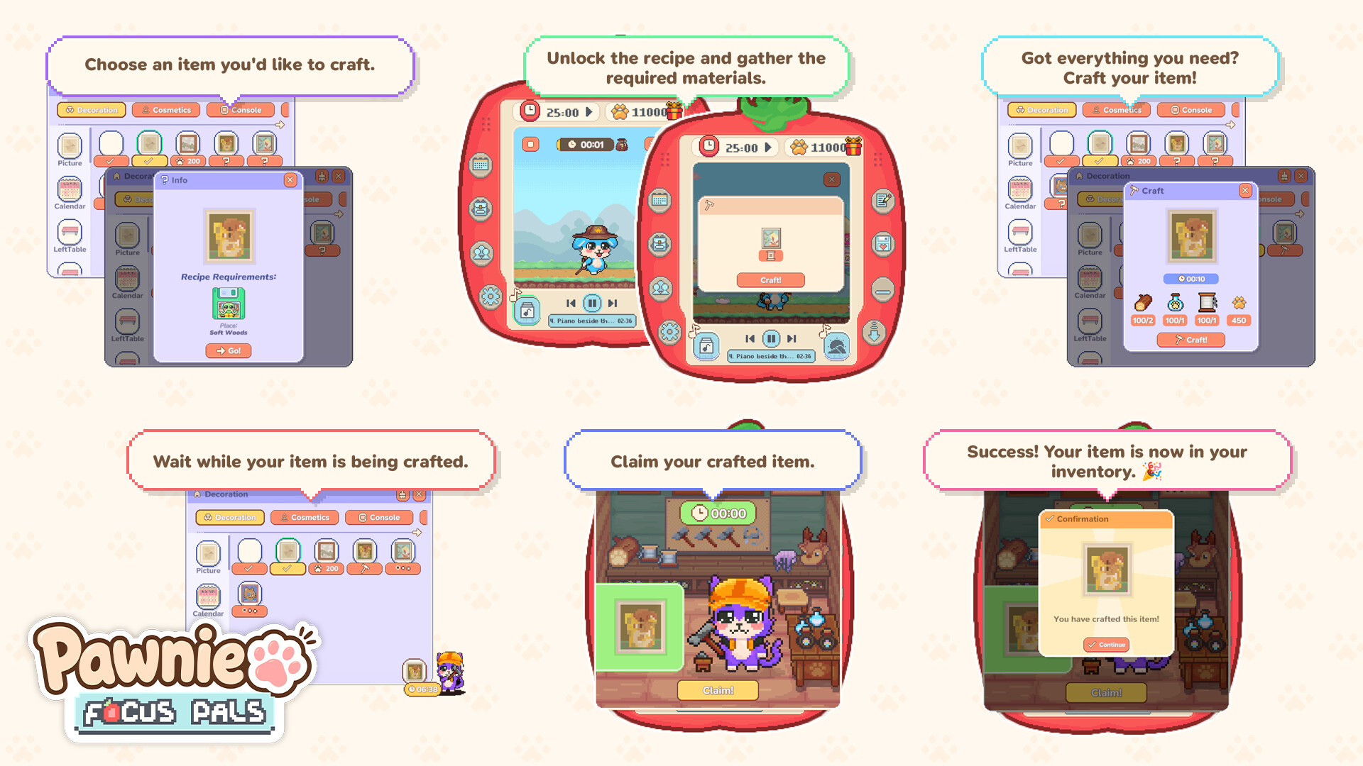 爪爪伙伴：专注时光/Pawnie: Focus Pals(图10)