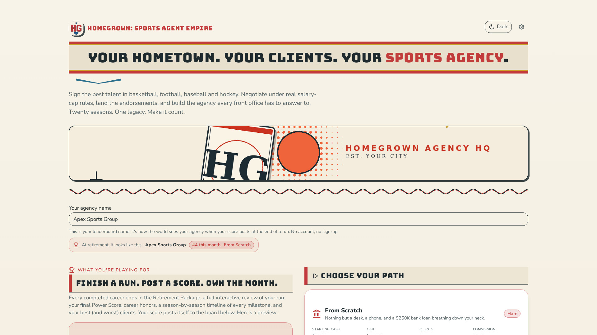 体育经纪人大亨/Homegrown: Sports Agent Empire(图2) 体育经纪人大亨/Homegrown: Sports Agent Empire(图2)