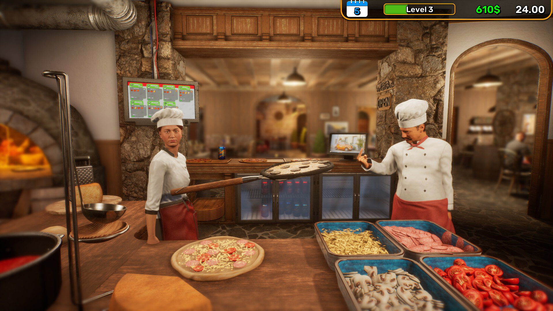 披萨屋模拟器/Pizza House Simulator(图2) 披萨屋模拟器/Pizza House Simulator(图2)